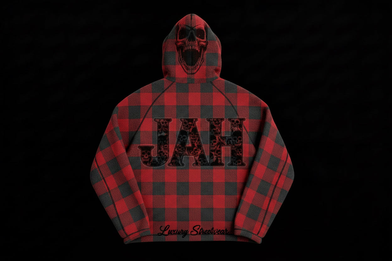 J.A.H’s Plaid Hoodie Shirt