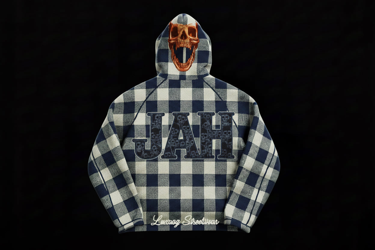 J.A.H’s Plaid Hoodie Shirt