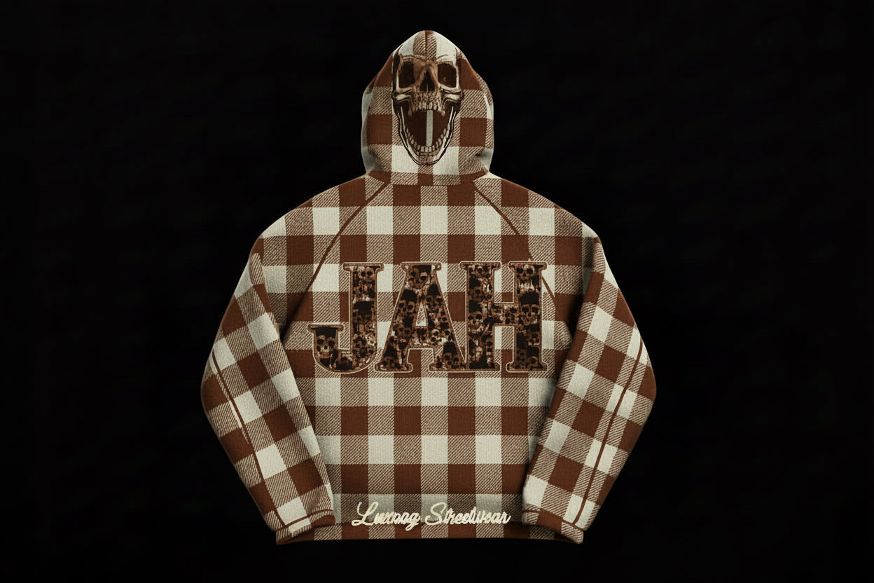 J.A.H’s Plaid Hoodie Shirt