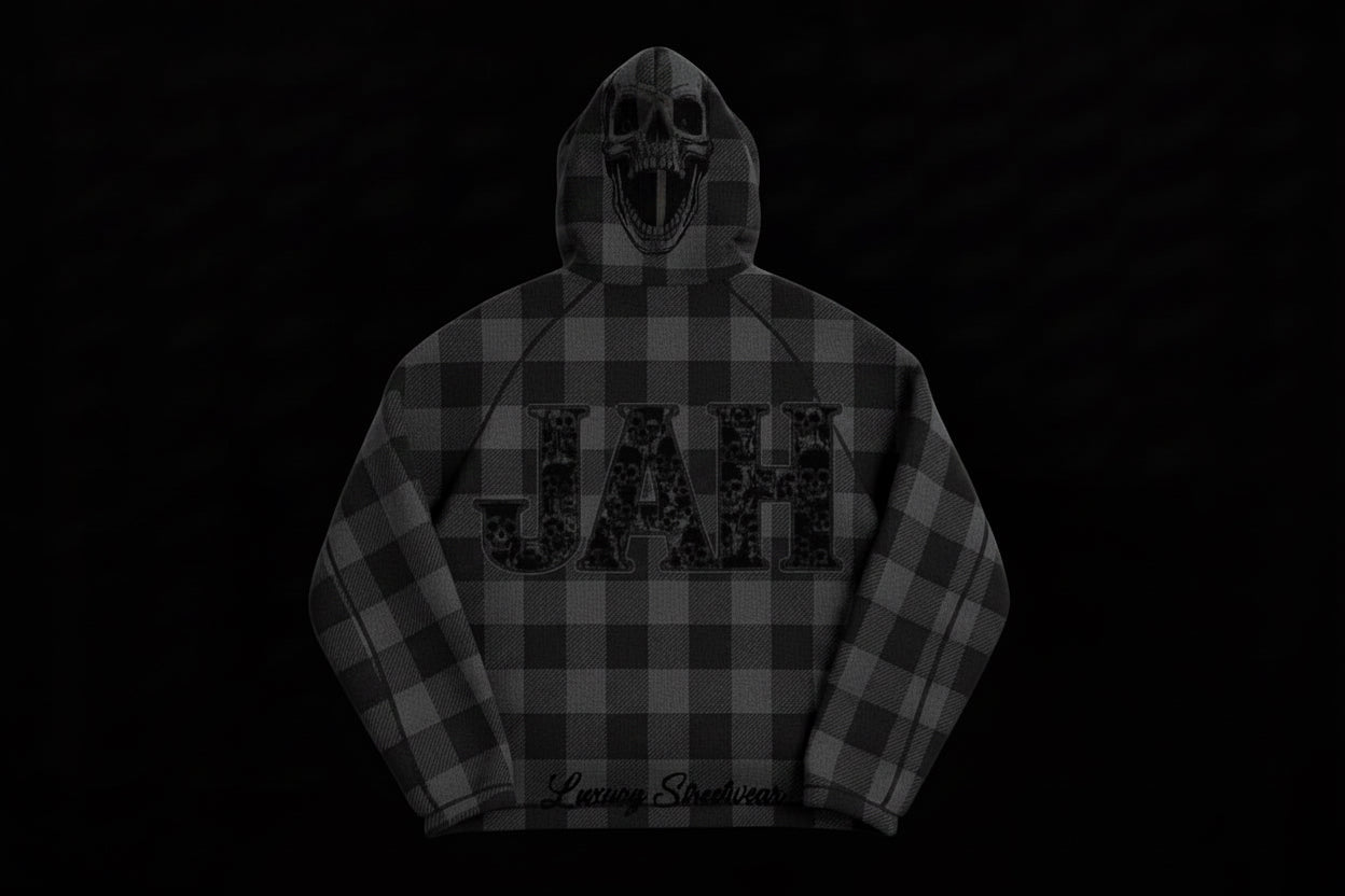 J.A.H’s Plaid Hoodie Shirt